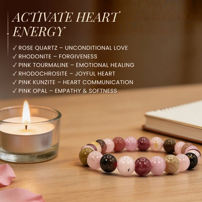 Love Relationship Stone Bracelet for Men, Women - plusvalueindia