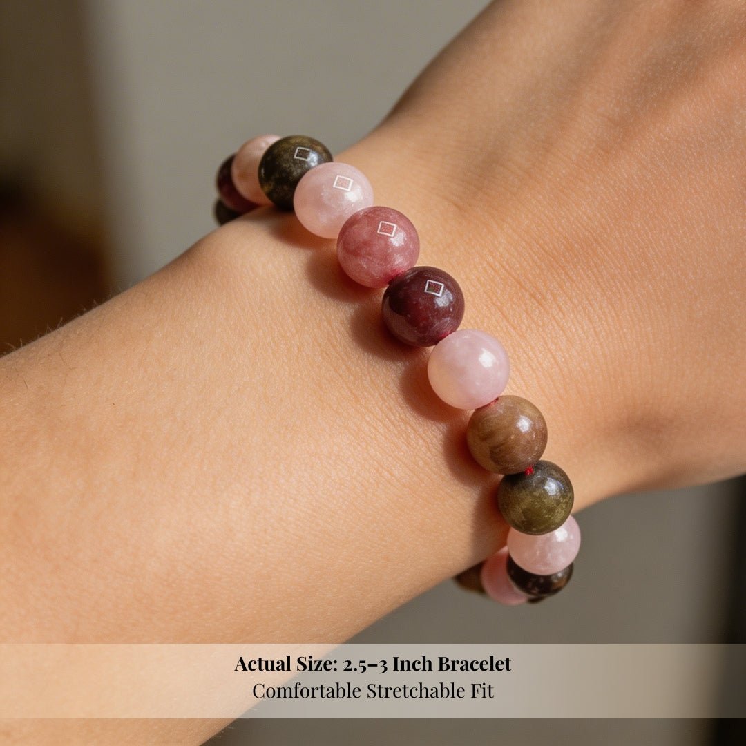 Love Relationship Stone Bracelet for Men, Women - plusvalueindia