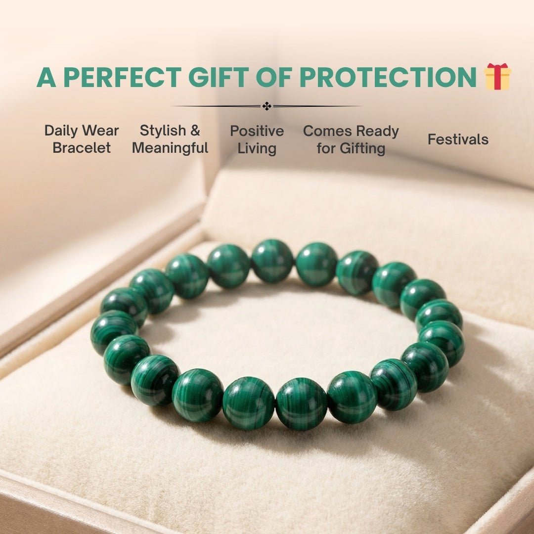 Malachite Bracelet - plusvalueindia