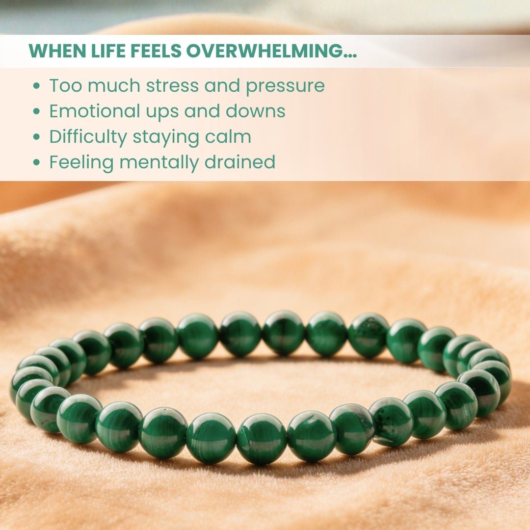 Malachite Bracelet - plusvalueindia