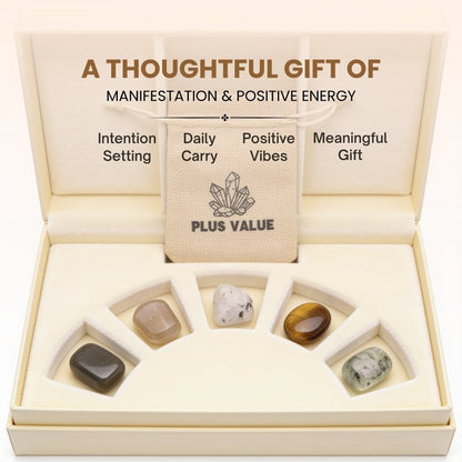 Manifestation Pocket Crystal Bag - plusvalueindia