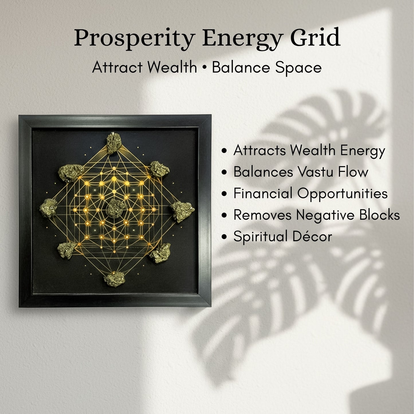 Master Crystal Grid – Manifest Wealth, Success, and Harmony with the Power of Sacred Geometry - plusvalueindia