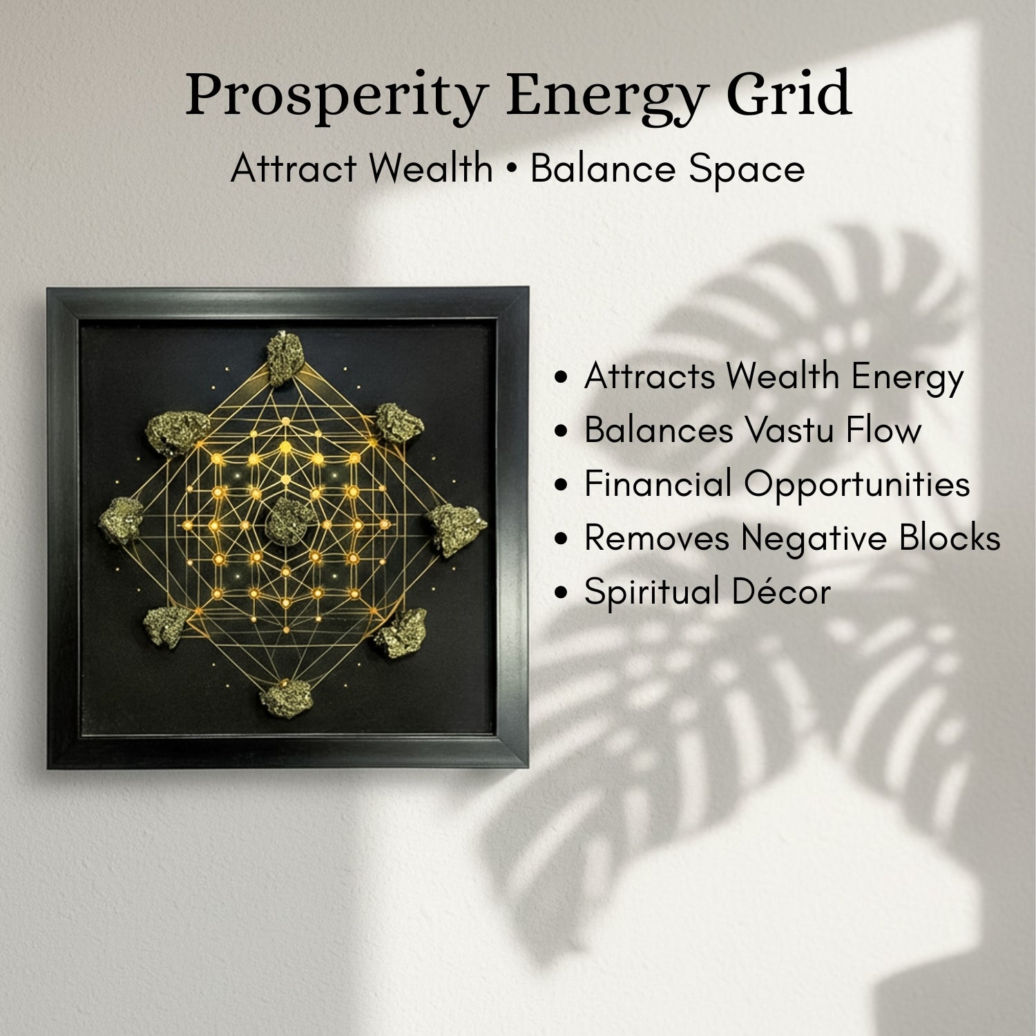 Master Crystal Grid – Manifest Wealth, Success, and Harmony with the Power of Sacred Geometry - plusvalueindia
