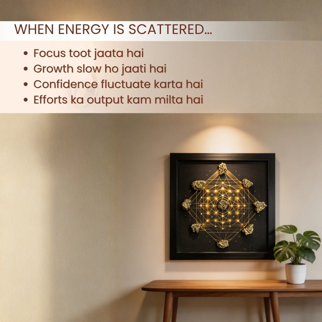 Master Crystal Grid - Sacred Geometry Vastu Tool for Wealth, Success & Harmony at Home & Office - plusvalueindia