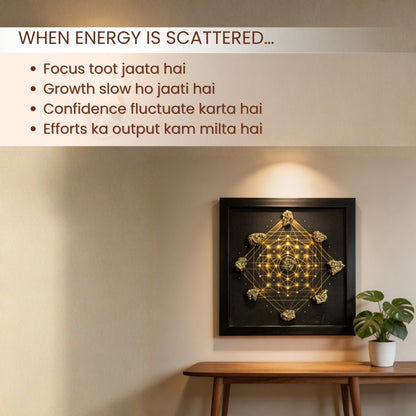 Master Crystal Grid - Sacred Geometry Vastu Tool for Wealth, Success & Harmony at Home & Office - plusvalueindia
