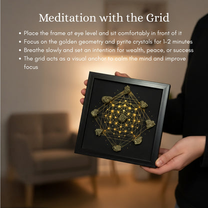 Master Crystal Grid – Manifest Wealth, Success, and Harmony with the Power of Sacred Geometry - plusvalueindia