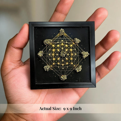 Master Crystal Grid - Sacred Geometry Vastu Tool for Wealth, Success & Harmony at Home & Office - plusvalueindia