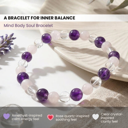 Mind Body Soul Bracelet - plusvalueindia