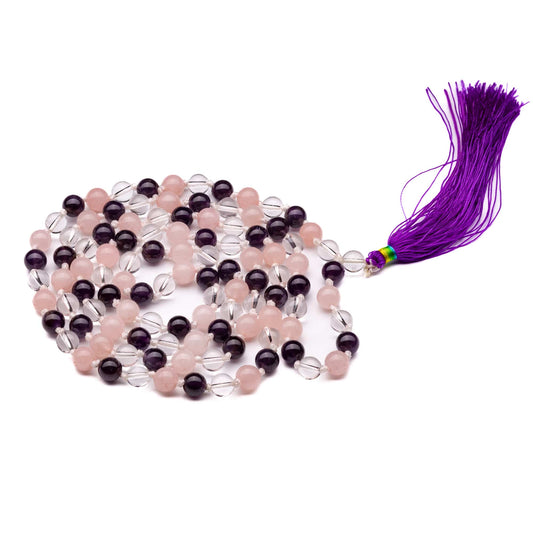 mind body soul necklace mala 8mm