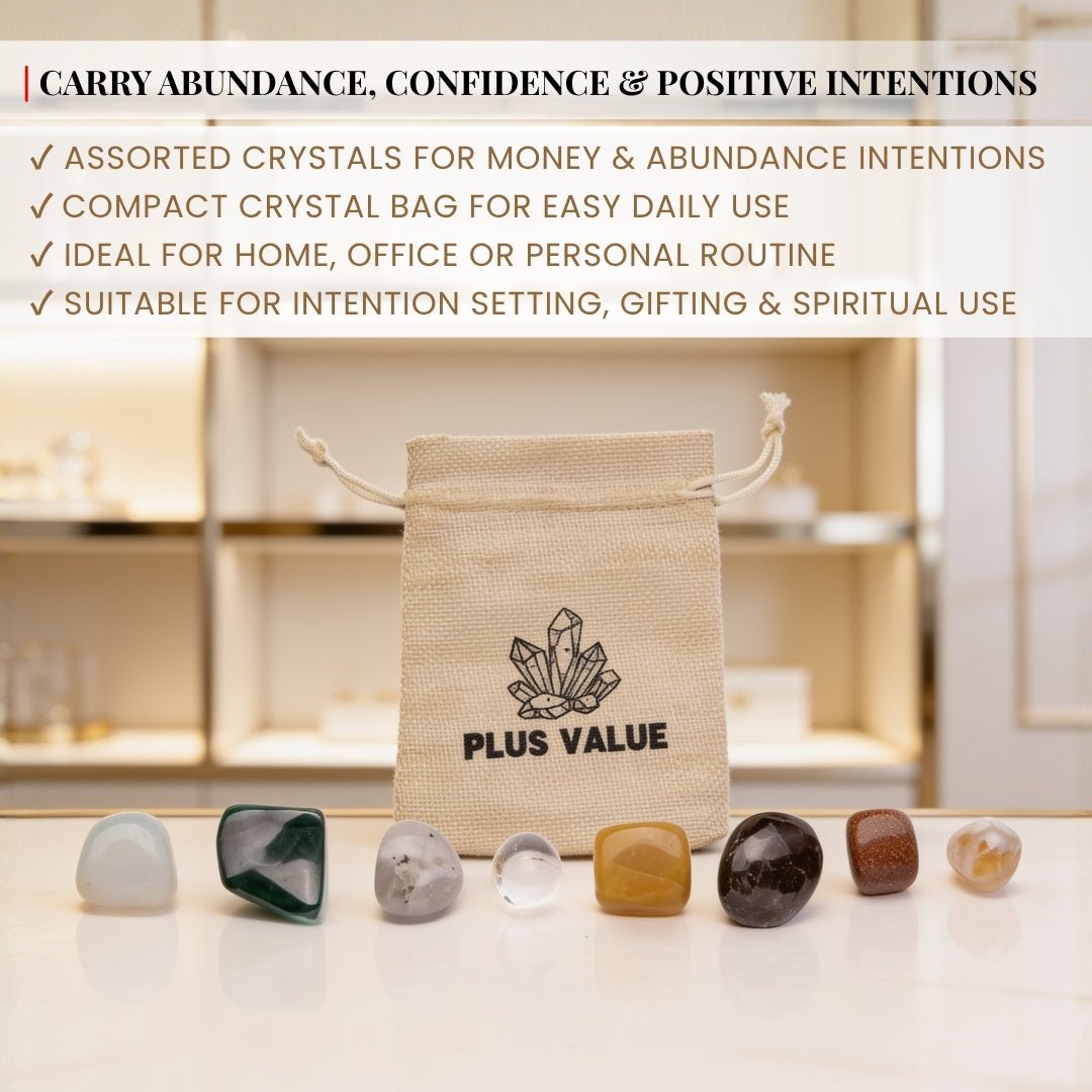 Money Crystal Bag - plusvalueindia