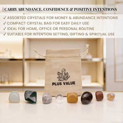 Money Crystal Bag - plusvalueindia