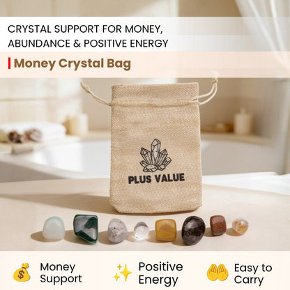 Money Crystal Bag - plusvalueindia
