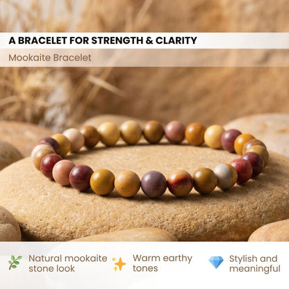 Mookaite Bracelet - plusvalueindia