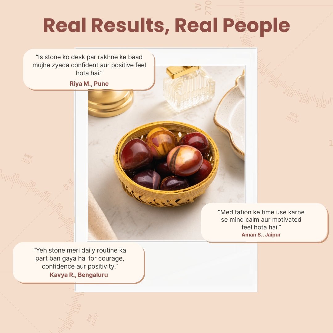 Mookaite Jasper Tumbled Stone Pebbles - plusvalueindia