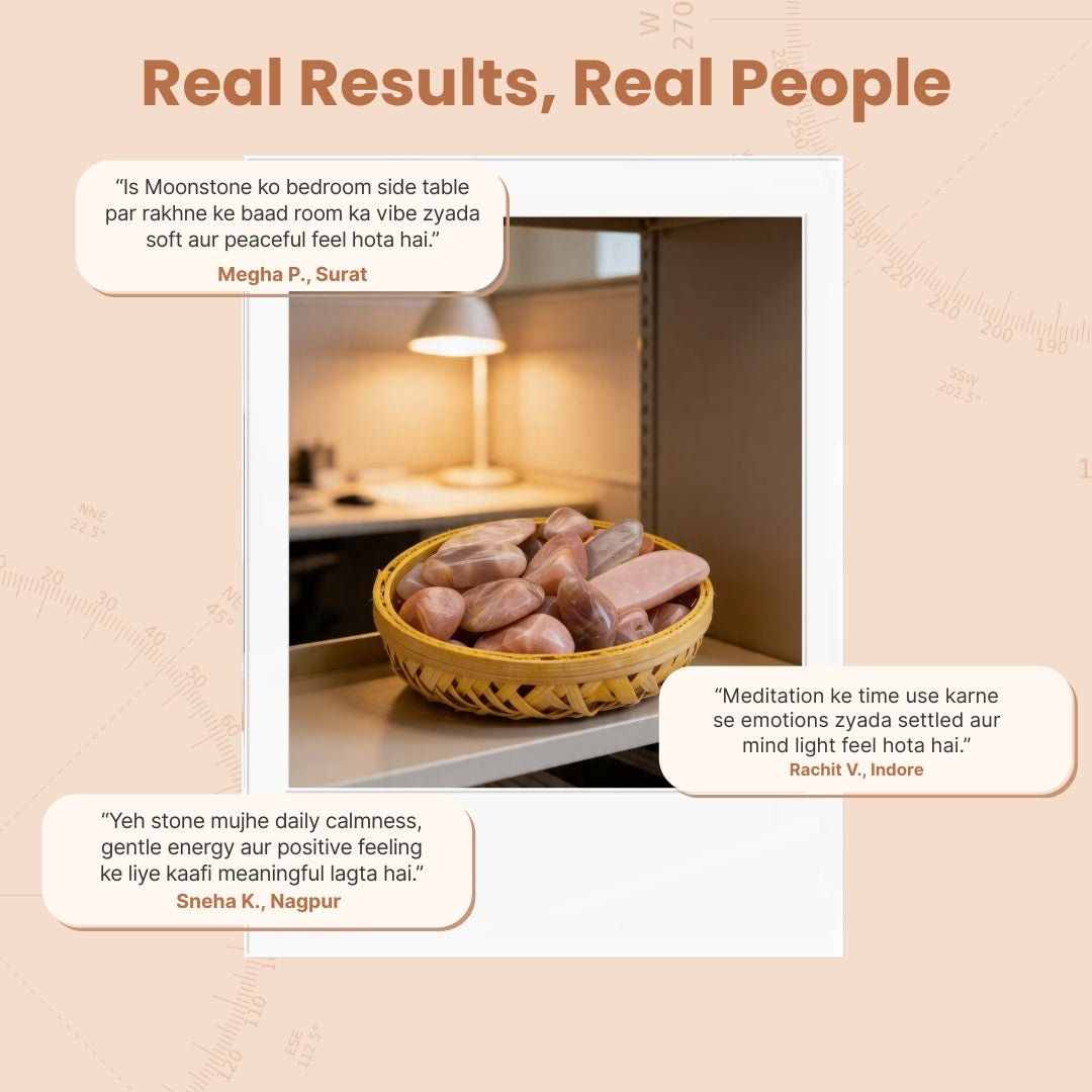Moonstone Tumbled Stone Pebbles - plusvalueindia