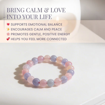 Morganite Bracelet | Stylish Charm Crystal Bracelet - plusvalueindia