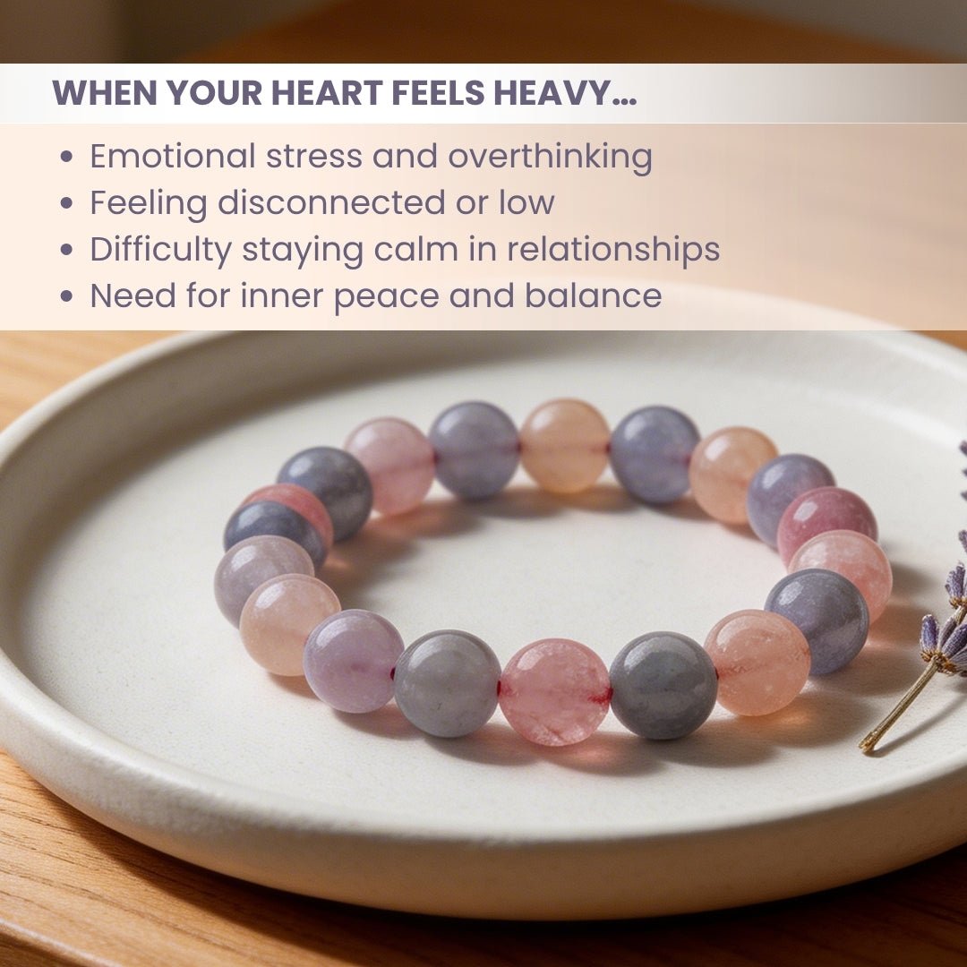 Morganite Bracelet | Stylish Charm Crystal Bracelet - plusvalueindia
