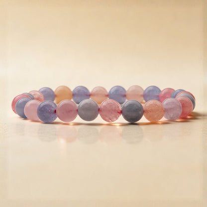Morganite Bracelet | Stylish Charm Crystal Bracelet - plusvalueindia