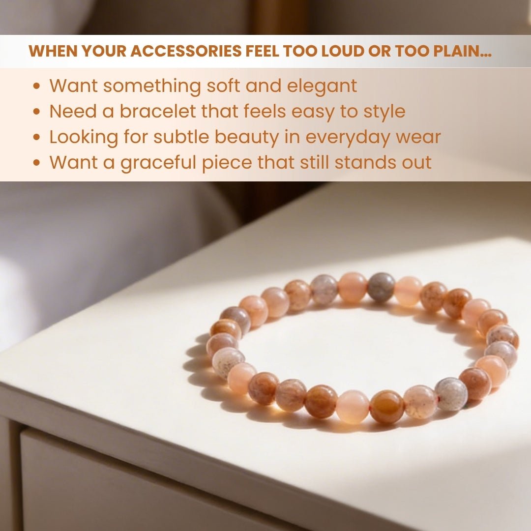 Multi Colour Moonstone Bracelet - plusvalueindia