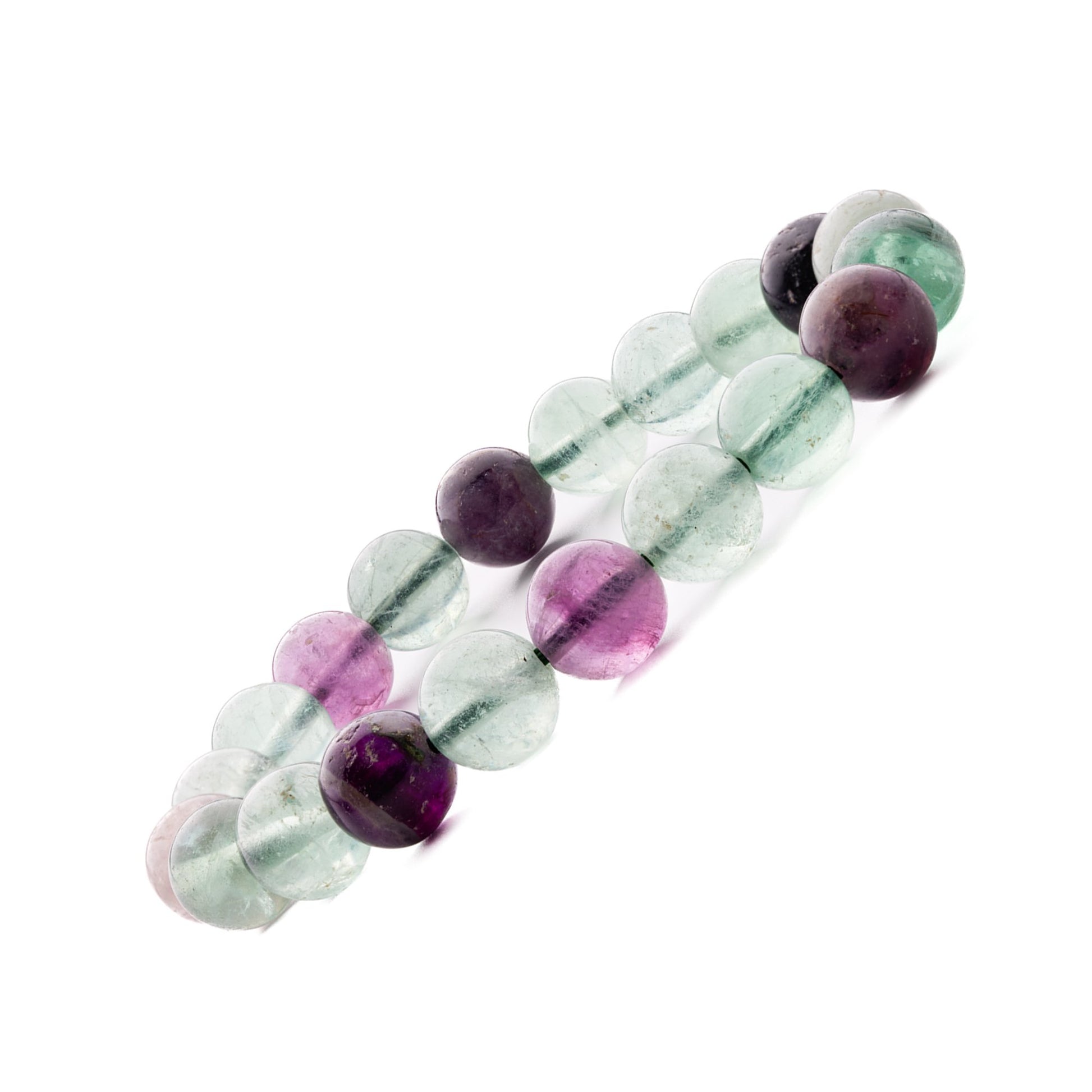multi fluorite bracelet 10mm