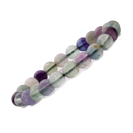 multi fluorite bracelet 8mm