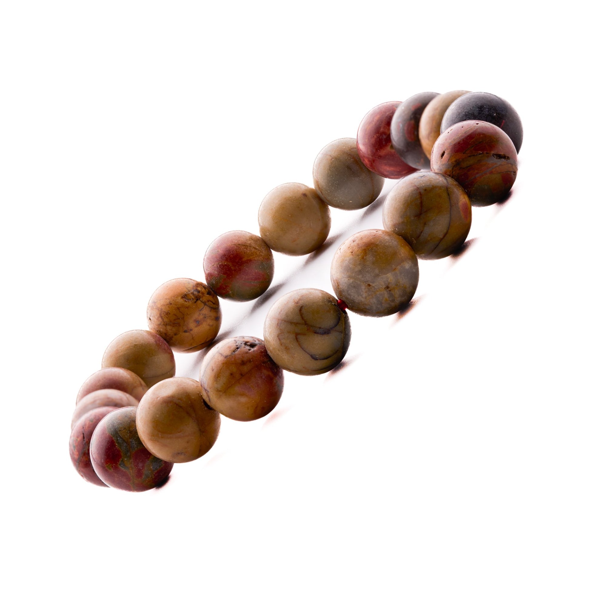 Buy Reiki Crystal Products Picasso Jasper Bracelet Round Bead 8 Mm Bracelet For Reiki Healing Stones Online At Best Prices In India - Foto 8
