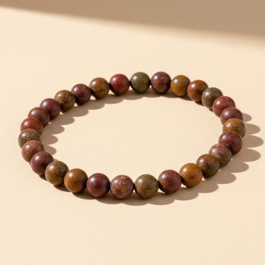 Multi Picasso Jasper Bracelet for Men Women Boys and Girls - plusvalueindia