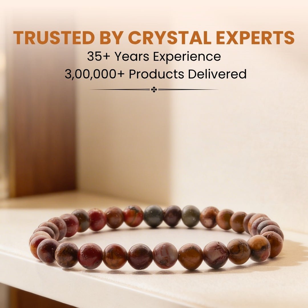 Multi Picasso Jasper Bracelet for Men Women Boys and Girls - plusvalueindia