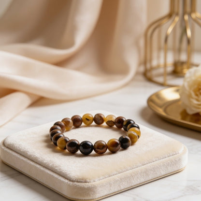 Multi Pietersite Bracelet for Men Women Boys and Girls - plusvalueindia