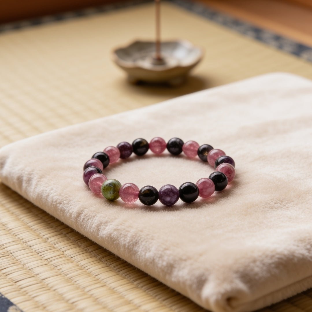 Multi Tourmaline Bracelet for Multiple Benefits - plusvalueindia