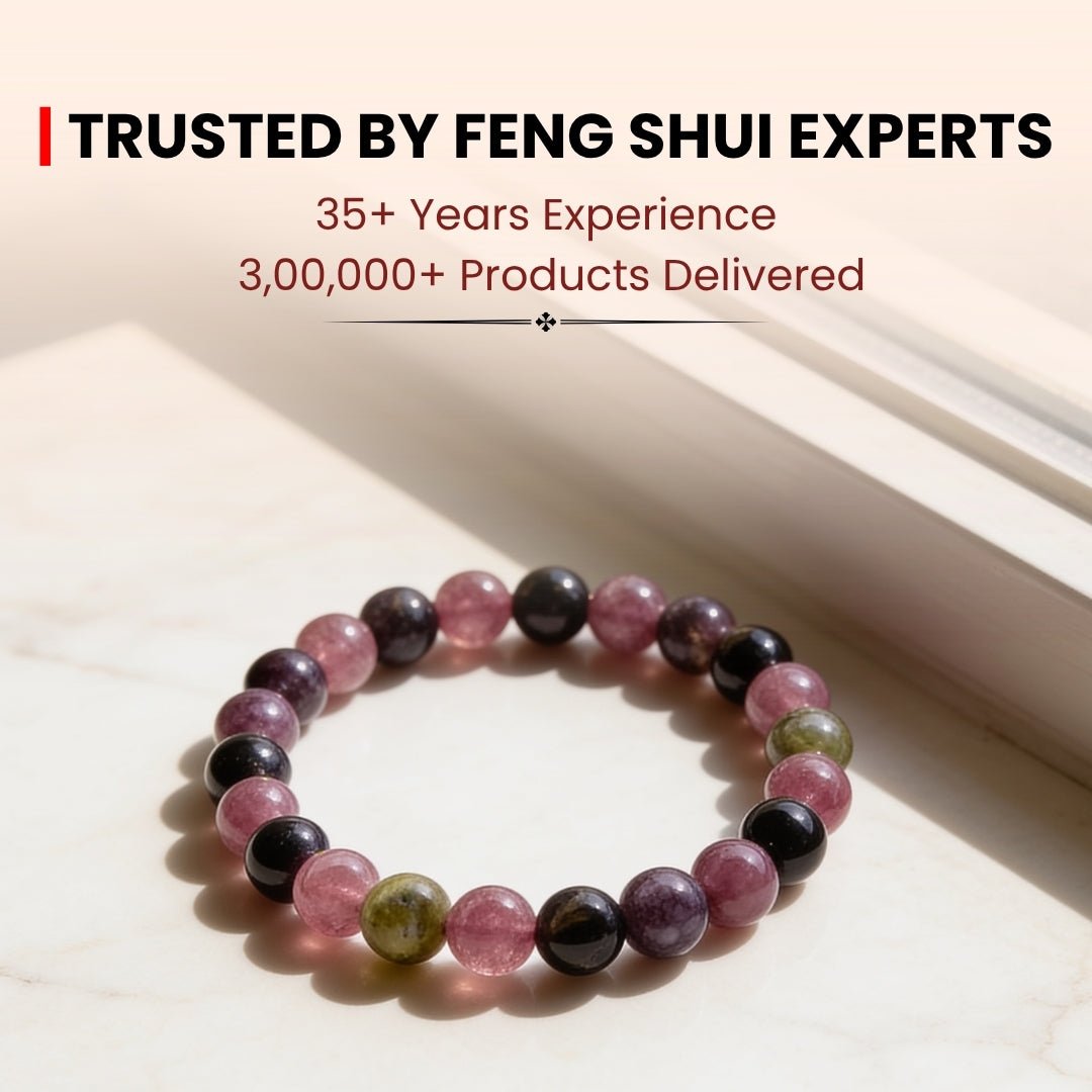 Multi Tourmaline Bracelet for Multiple Benefits - plusvalueindia