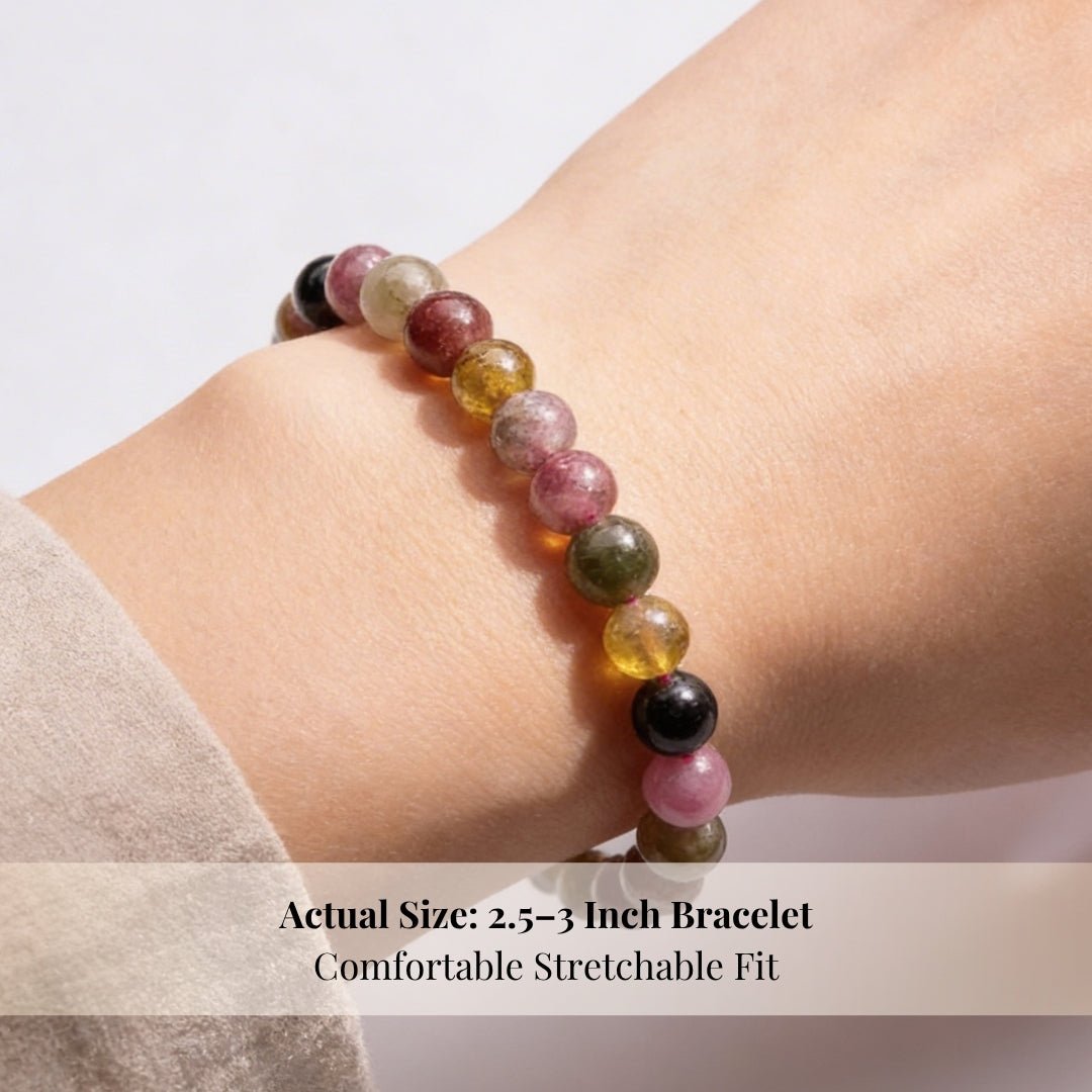 Multi Tourmaline Bracelet for Multiple Benefits - plusvalueindia