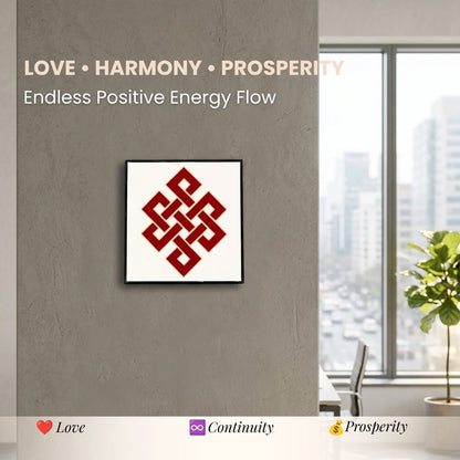 Feng Shui Mystic Knot Frame, a "magical knot" that, feng shui item for home and office