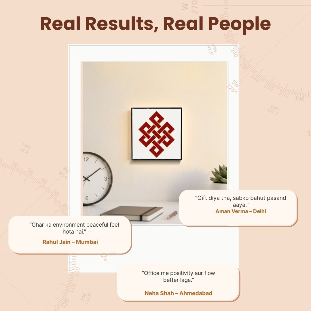 Feng Shui Mystic Knot Frame, a "magical knot" that, product view 1