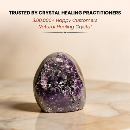 Natural Amethyst Rock Cluster Clears Geopathic Stress & Helps Improve Student Academic Performance & Results - plusvalueindia