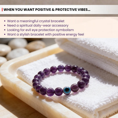 Amethyst Bracelet - plusvalueindia
