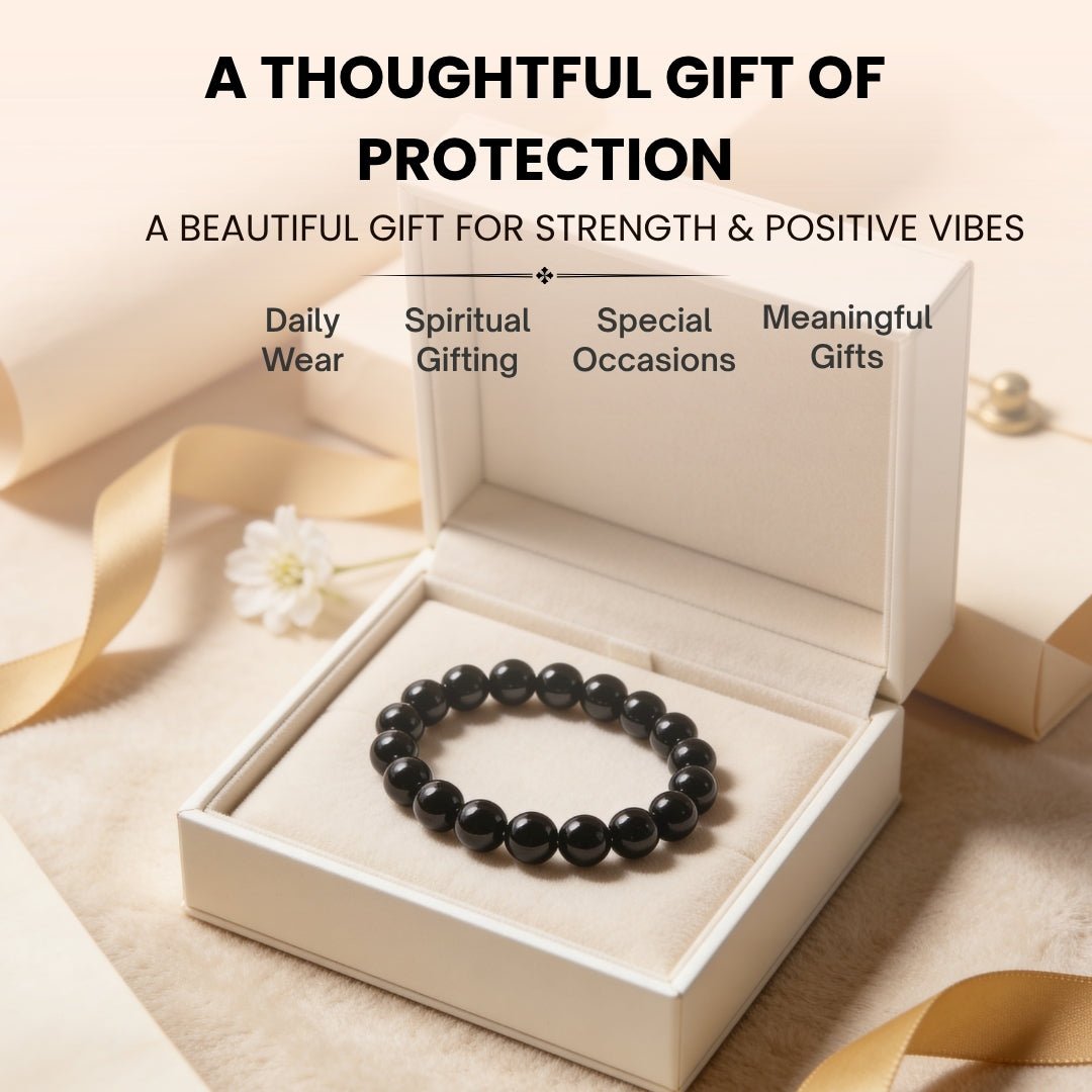 Black Tourmaline Bracelet Strong Protection - plusvalueindia