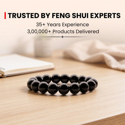 Black Tourmaline Bracelet Strong Protection - plusvalueindia
