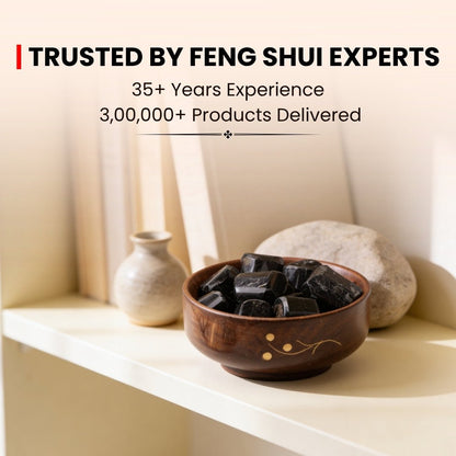 Black Tourmaline Tumbled Stone Pebbles - plusvalueindia