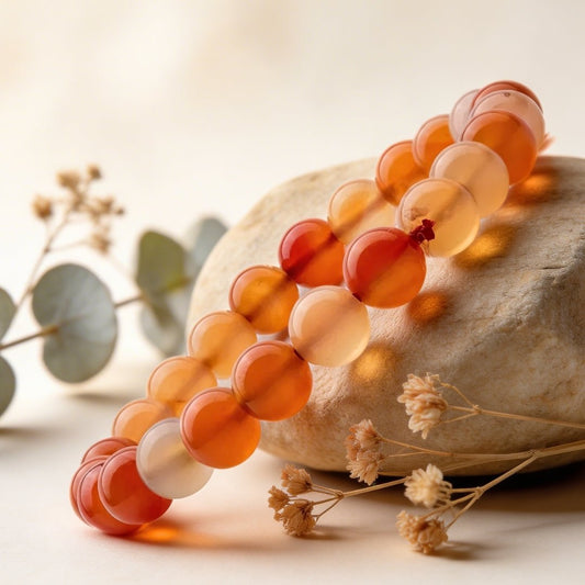 Natural Carnelian Bracelet For Men & Women - plusvalueindia
