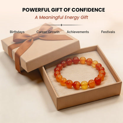 Natural Carnelian Bracelet For Men & Women - plusvalueindia