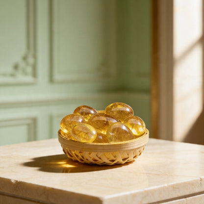 Natural Citrine Tumbled AAA+ Stone Pebbles - plusvalueindia