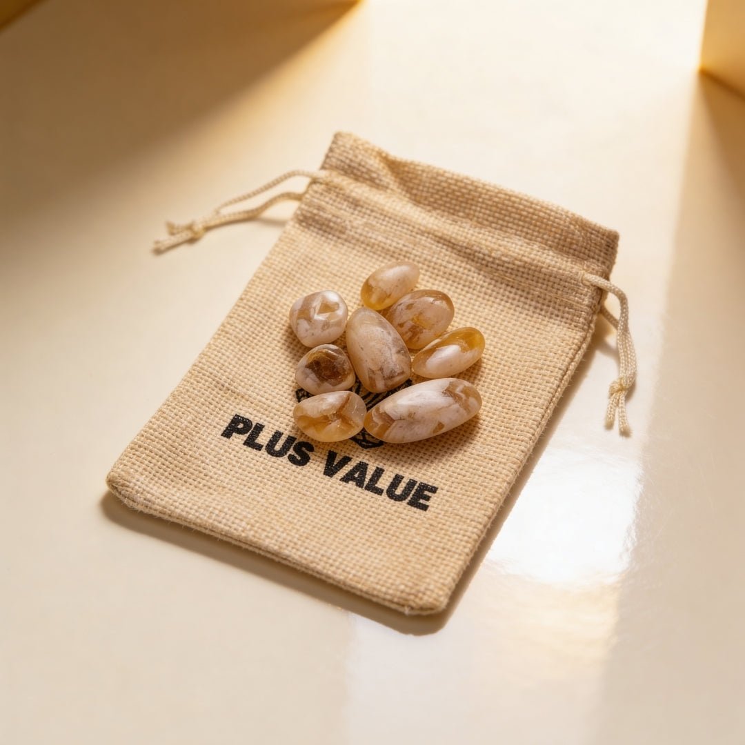 Natural Citrine Tumbled Stone Pebbles [Financial Wealth Stone] - plusvalueindia