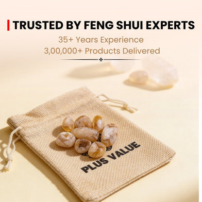 Natural Citrine Tumbled Stone Pebbles [Financial Wealth Stone] - plusvalueindia