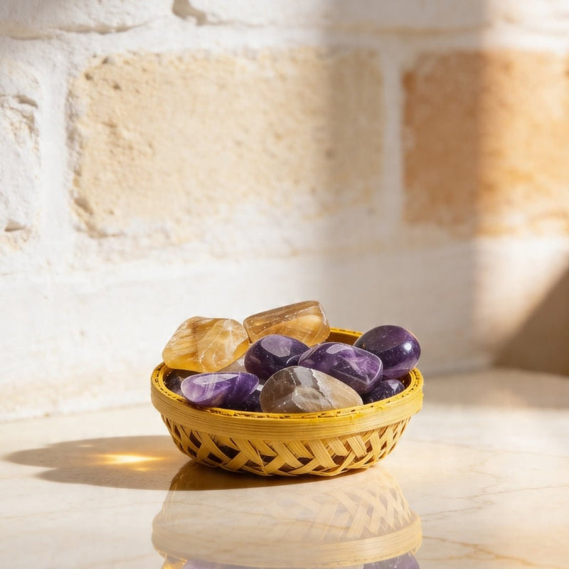 Natural Education Crystal Tumbled Stone Pebbles - plusvalueindia