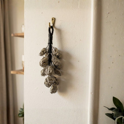 Natural Golden Pyrite Raw Stone Hanging from Peru for money magnet & wealth