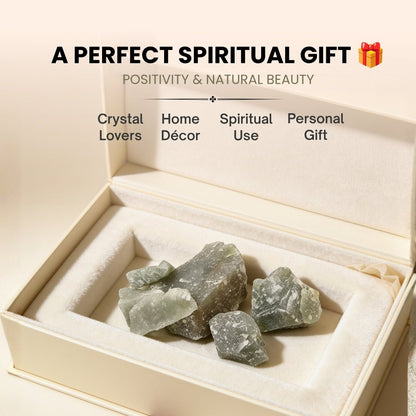Natural Green Aventurine Rough Rock Stone Chunks 950grams [Health + Wealth] - plusvalueindia