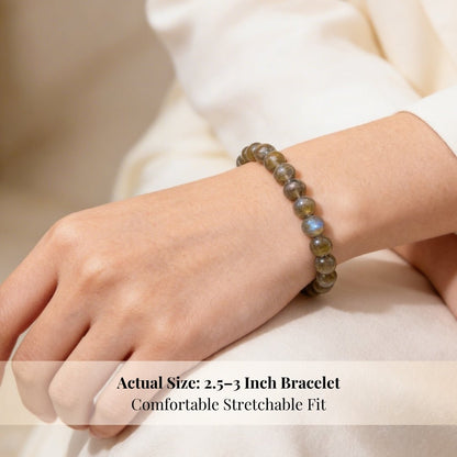 Natural Labradorite Bracelet Prevents Excessive Loss of Energy - plusvalueindia