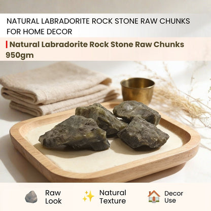 Natural Labradorite Rock Stone Chunk size 13 x 13 x 13 inch