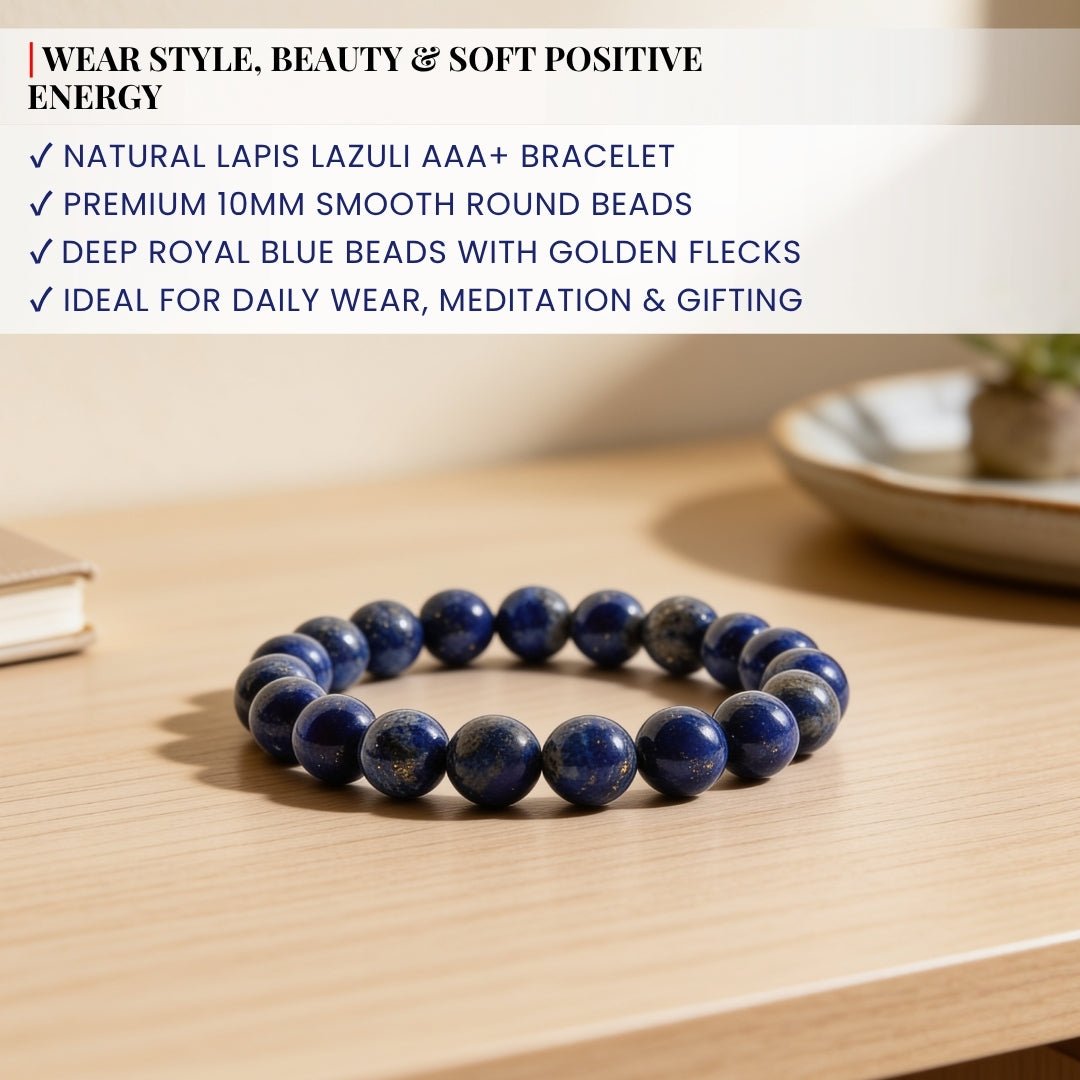 Lapis Lazuli Bracelet Enlightenment Stone - plusvalueindia